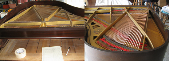 Grand String Repair Before and After